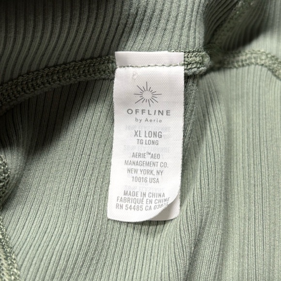 Offline Leggings Womens Extra Large High Rise Goals Long Inseam Sage Green Goals - Picture 2 of 3